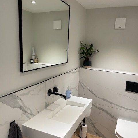 electrician bathroom project in newcastle upon tyne